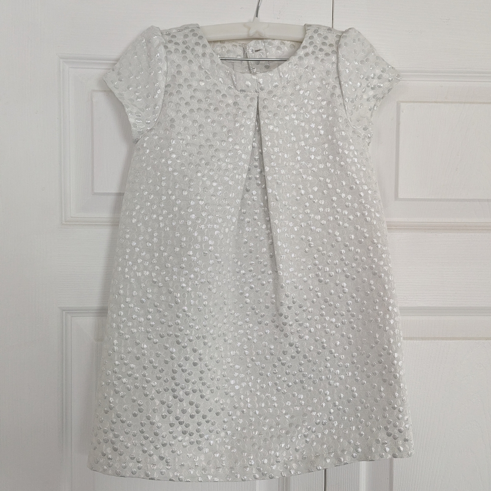 Crazy 8 Shimmering Silver Kids Dress